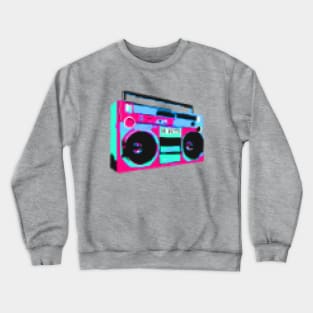 Pixelated Boom Box Crewneck Sweatshirt